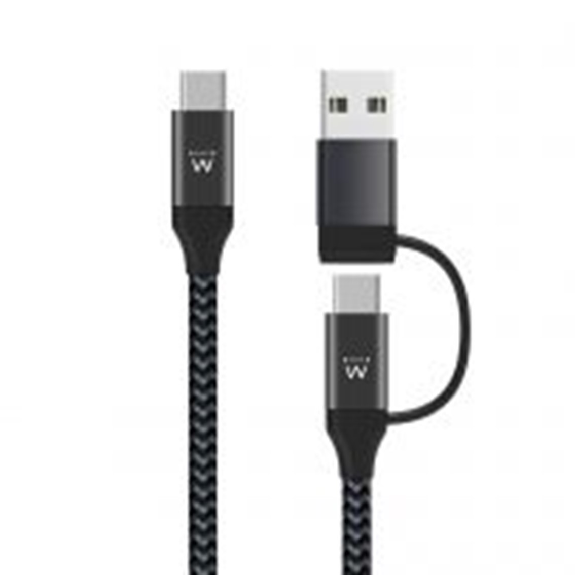Ewent usb tipo c a usb tipo c - tipo a macho - macho 1m
