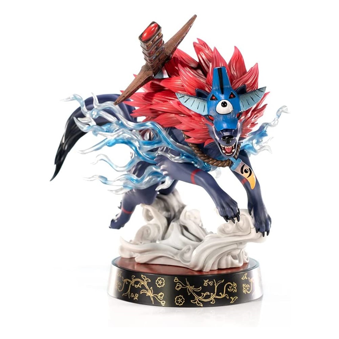 First 4 figures okami oki wolf form edicion estandar estatua
