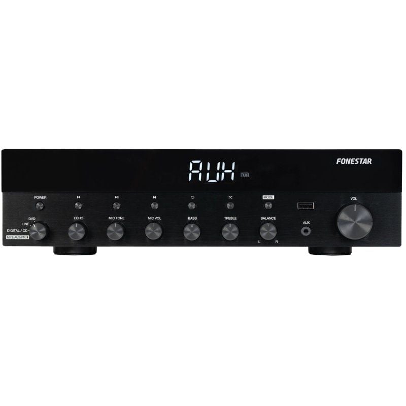 Fonestar sistem Amplificador estereo hifi fonestar as - 6060 - bluetooth - radio fm - 60+60 w rms - usb - mp3