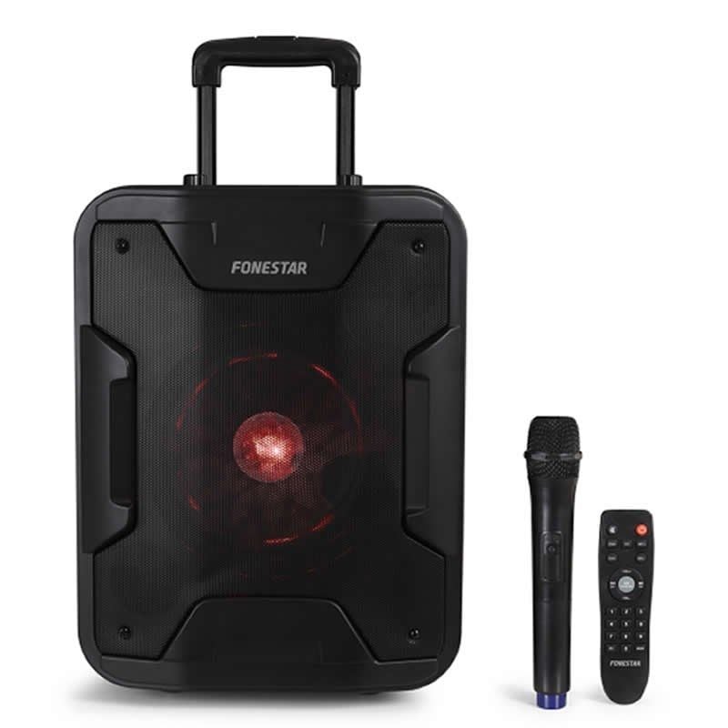 Fonestar sistem Altavoz portatil fonestar california 200w - jack - auxiliar - funcion karaoke - bluetooth - usb - mp3 - radio fm - microfono