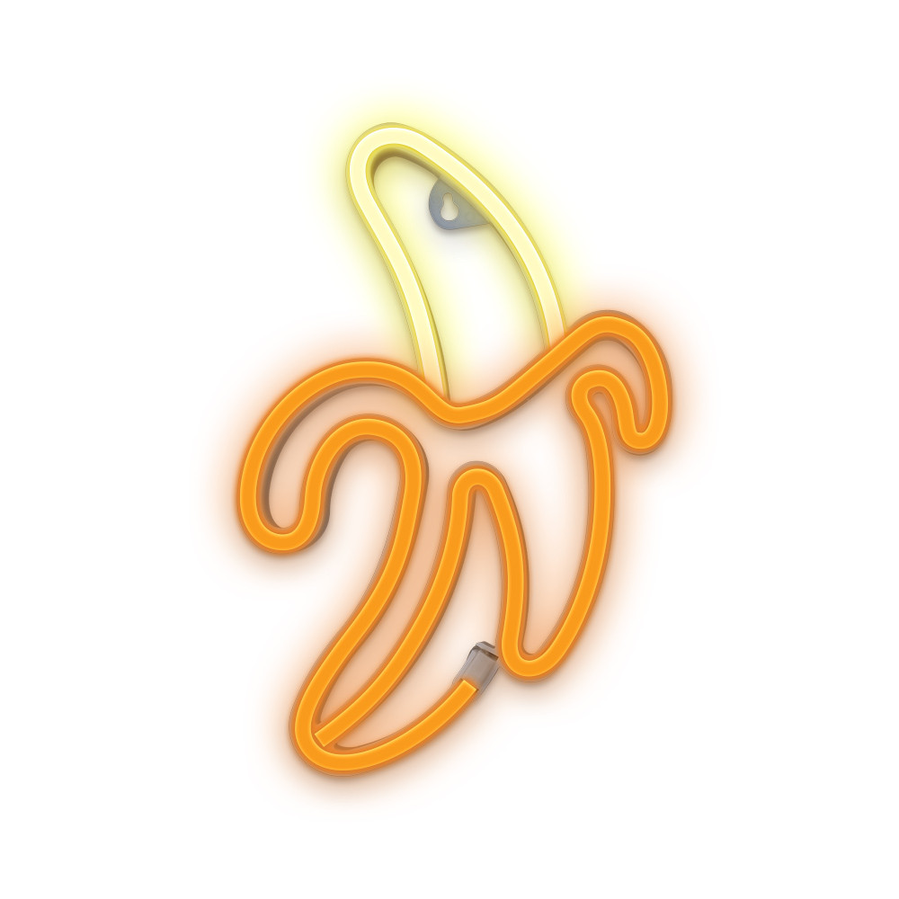 Forever neon led banana white yellow