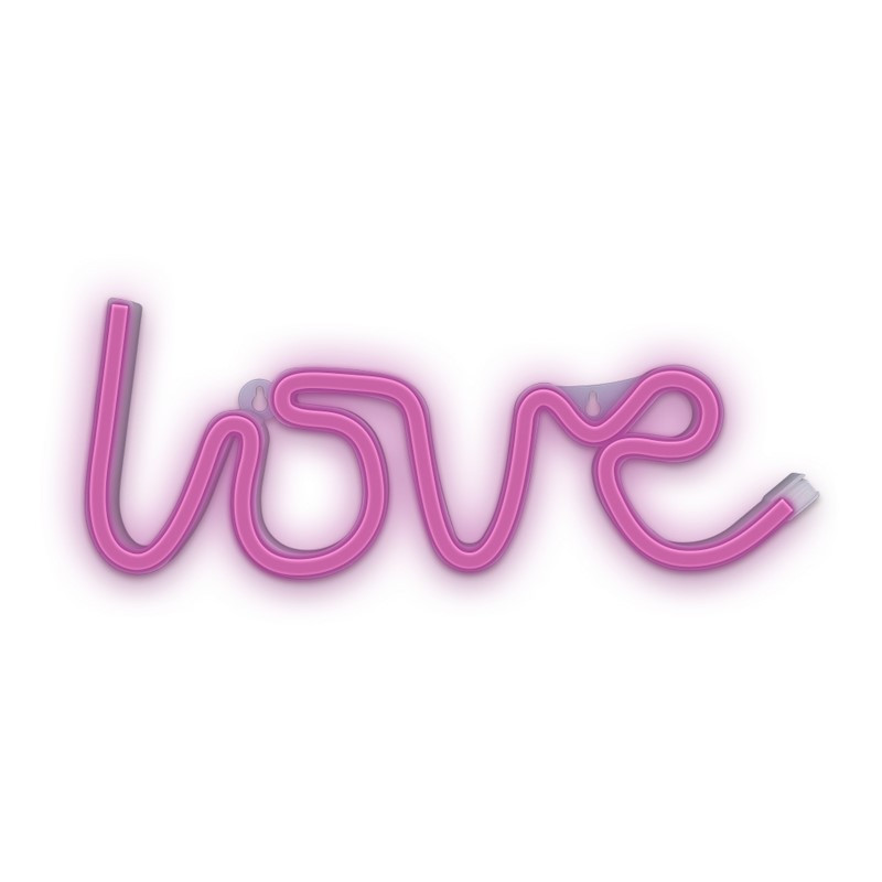 Forever neon led love pink