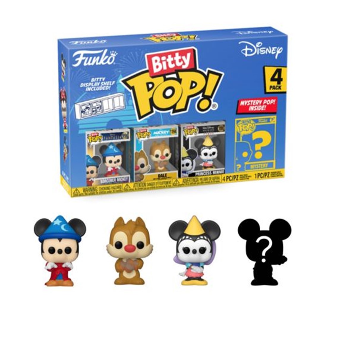 Funko disney sorcerer mickey 4pk