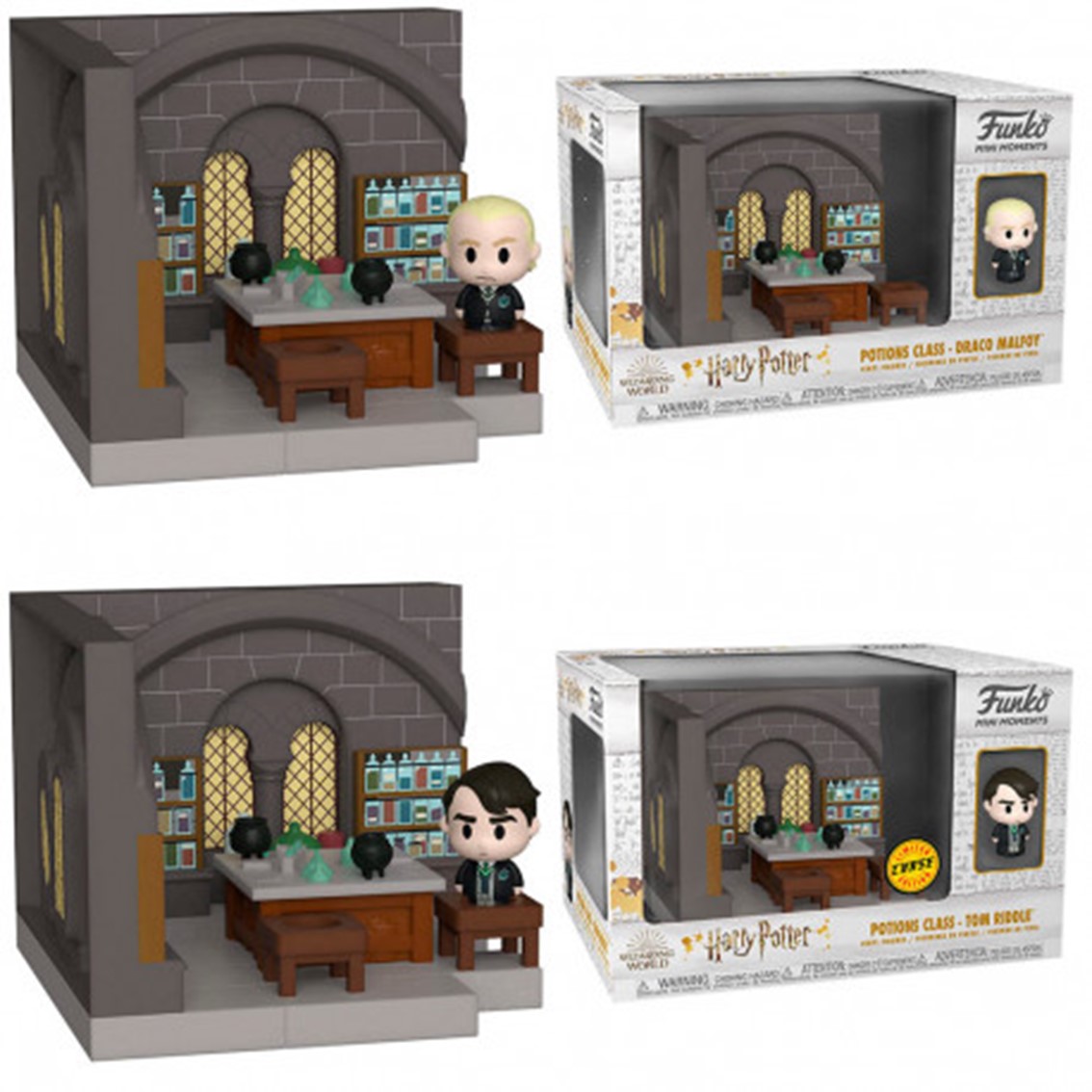 Funko harry potter aniversario draco malfoy clases de pociones con opcion chase 57362