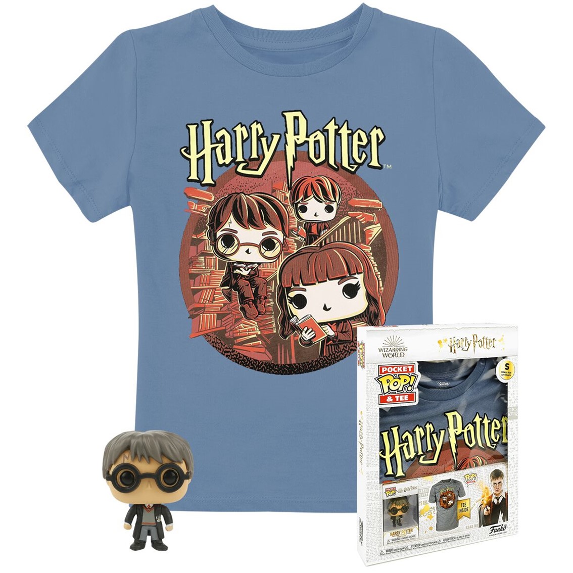 Funko + camiseta trio talla m