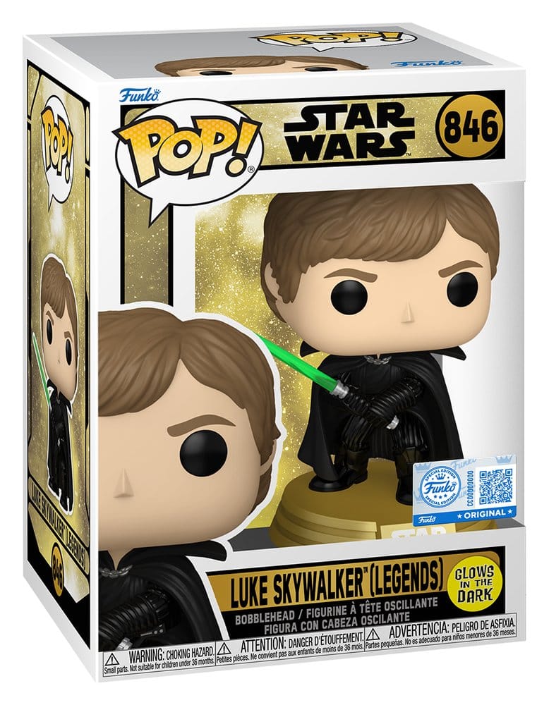 Funko pop star wars: sw legends - luke (glow)