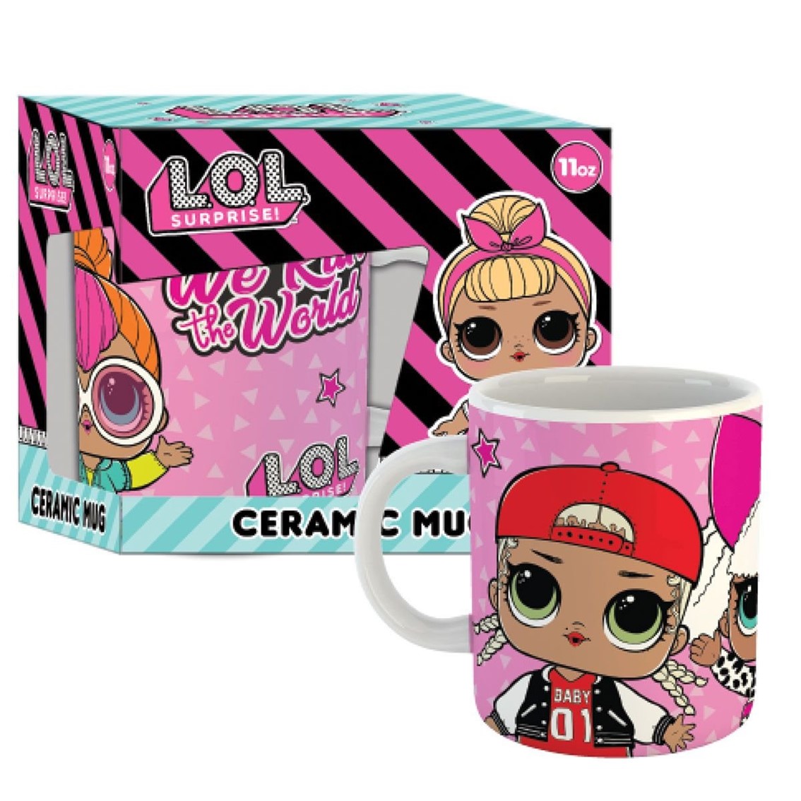 Gb eye lol surprise ceramica en caja de regalo rosa