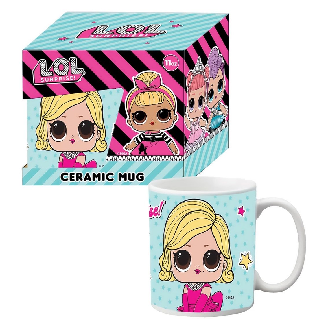 Gb eye lol surprise ceramica en caja de regalo azul