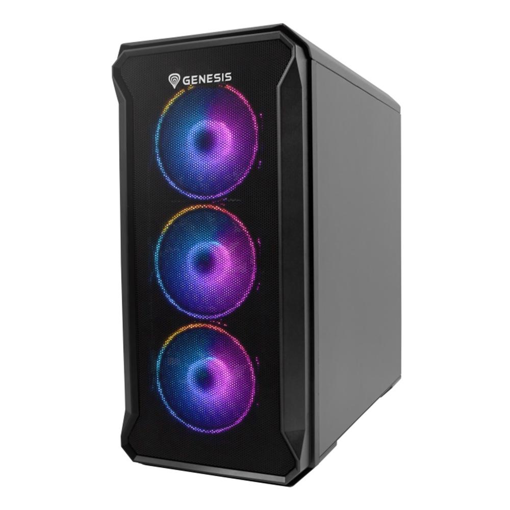 Genesis irid 503 argb v2 matx cristal templado negra