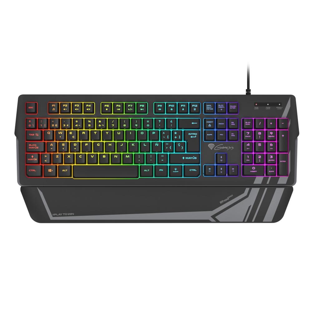 GENESIS Rhod 350 RGB teclado Juego USB QWERTY Español Negro