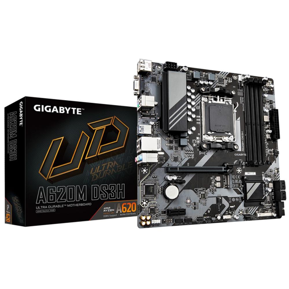 Gigabyte a620m ds3h am5 micro atx 4 x ddr5