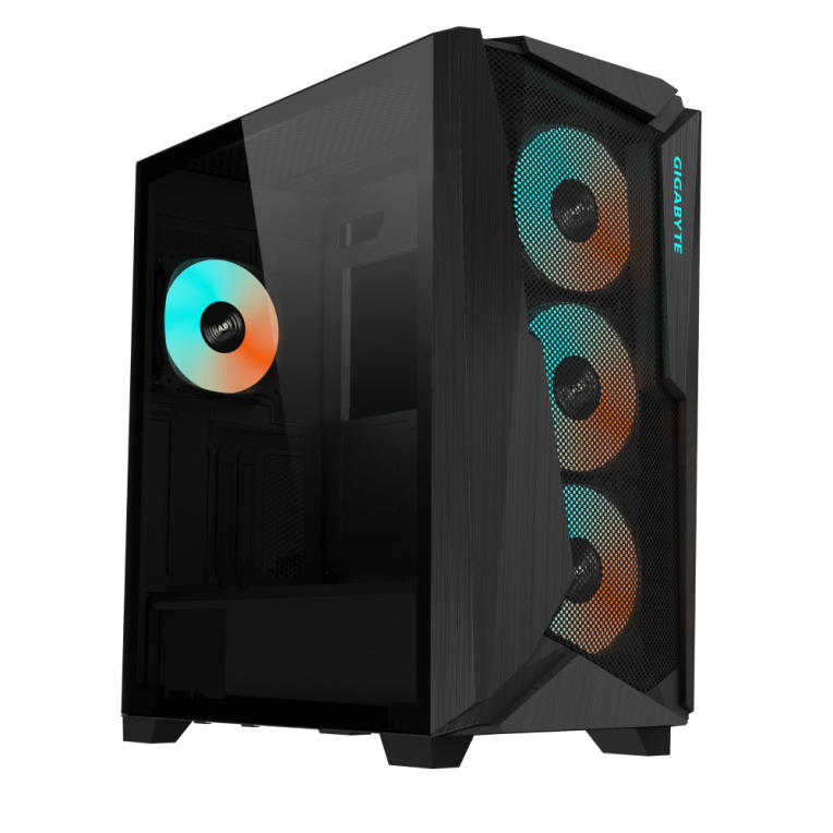 Gigabyte ac301gw atx 2xusb3.0 1xusbc rgb s - f negro
