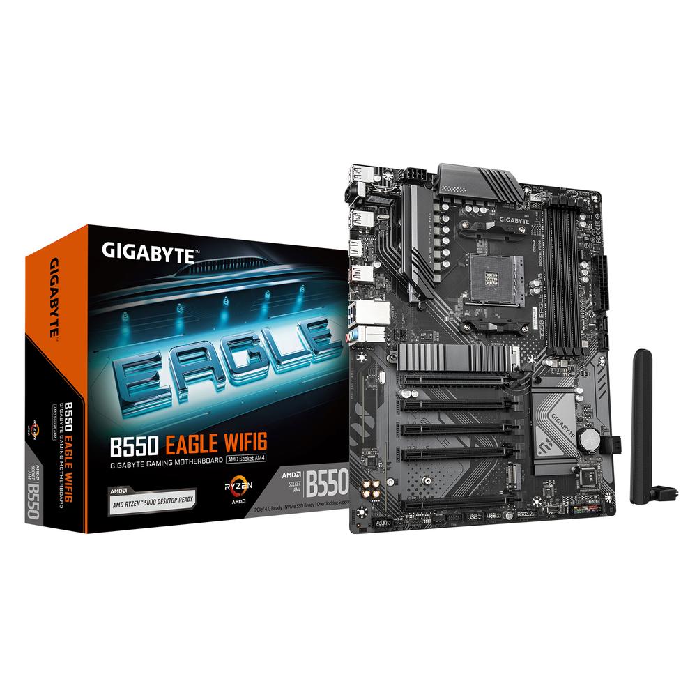 Gigabyte b550 eagle wifi6 am4 atx - 4x ddr4