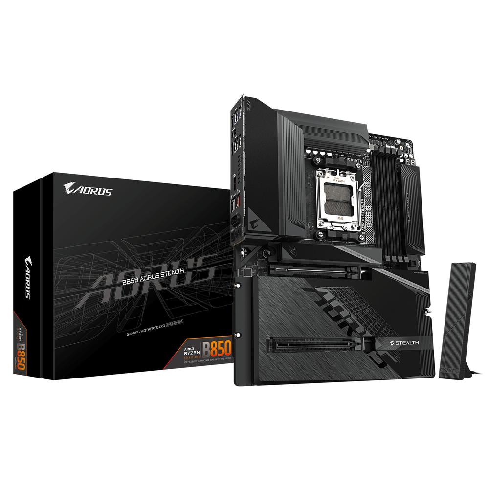 Gigabyte b850 aorus stealth atx am5 - 4x ddr5 - 2x sata3