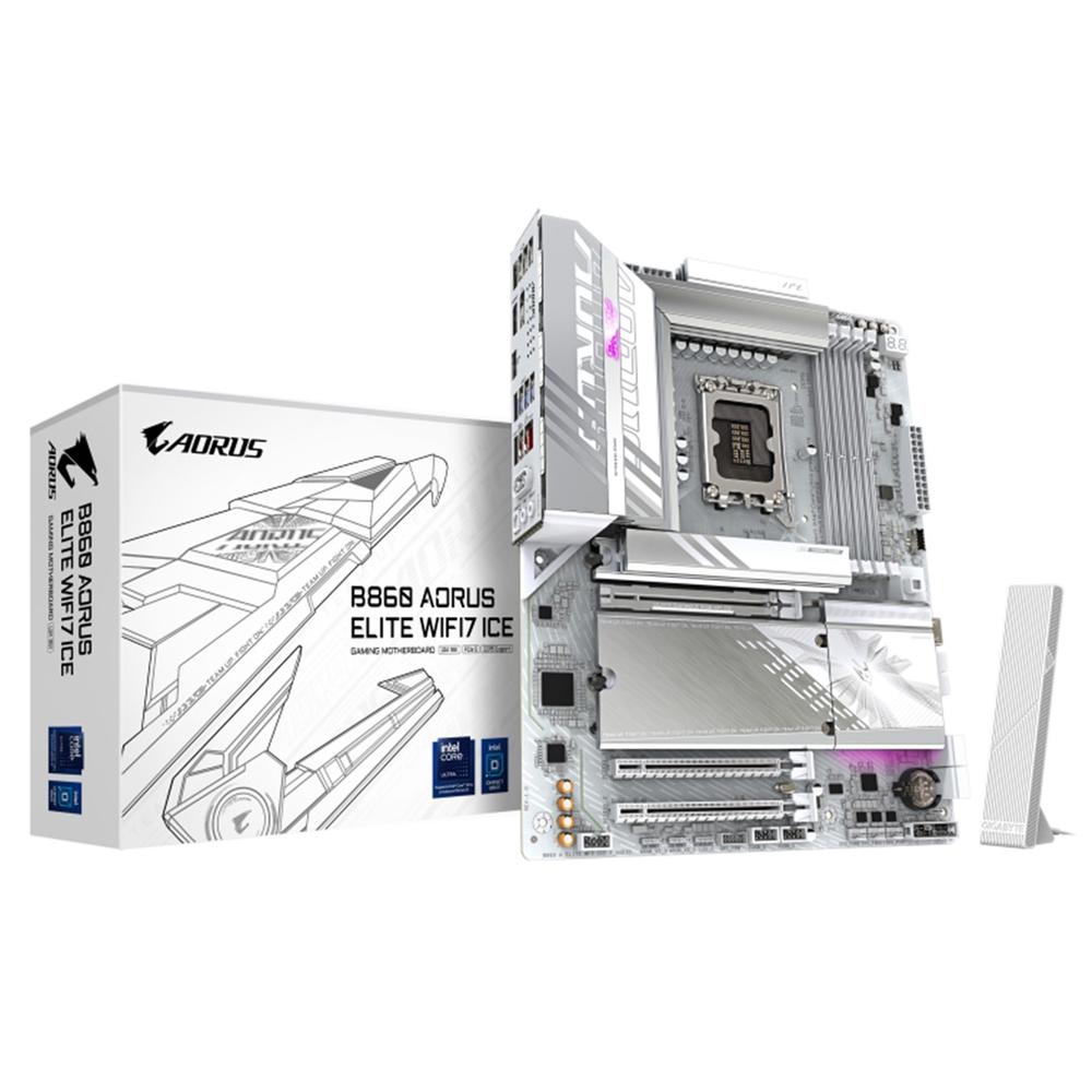 Gigabyte b860 aorus elite wifi7 ice atx - 4x ddr5 - 4x sata3 lga 1851