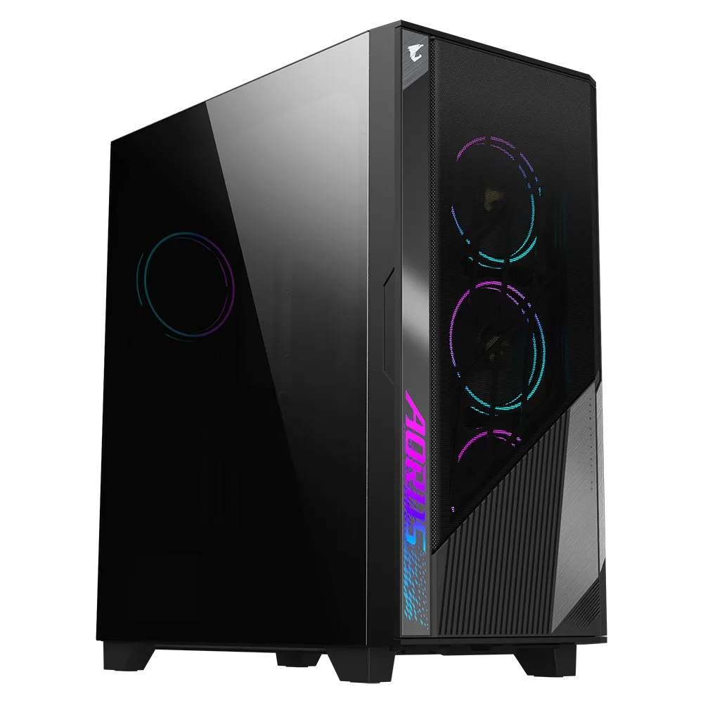 Gigabyte gb - ac500g st atx argb vidrio negra