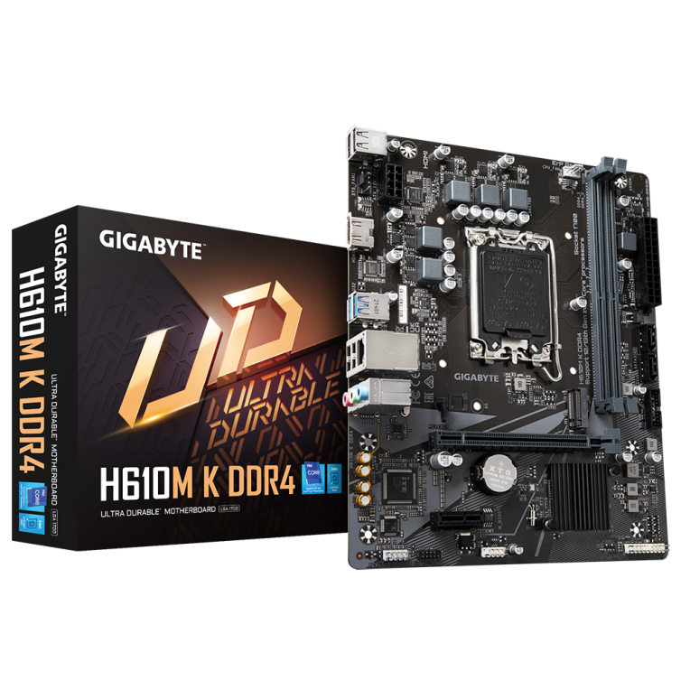 Gigabyte h610m k 1700 matx 2xddr4