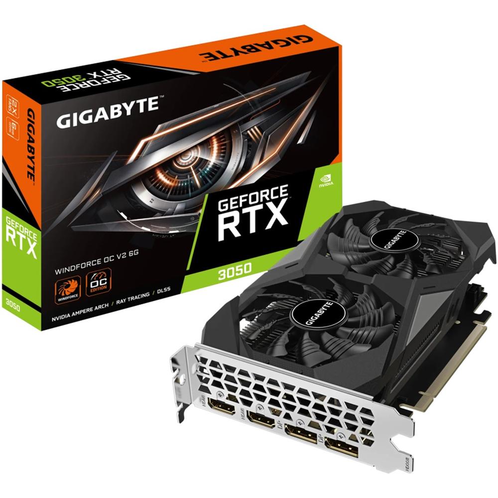 Gigabyte rtx 3050 windforce oc v2 6gb gddr6 2 x dp - 2 x hdmi - pci express 4.0