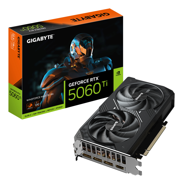 Gigabyte rtx 5060ti 8gb gddr7 - 3x dp - 1x hdmi pci express 5.0