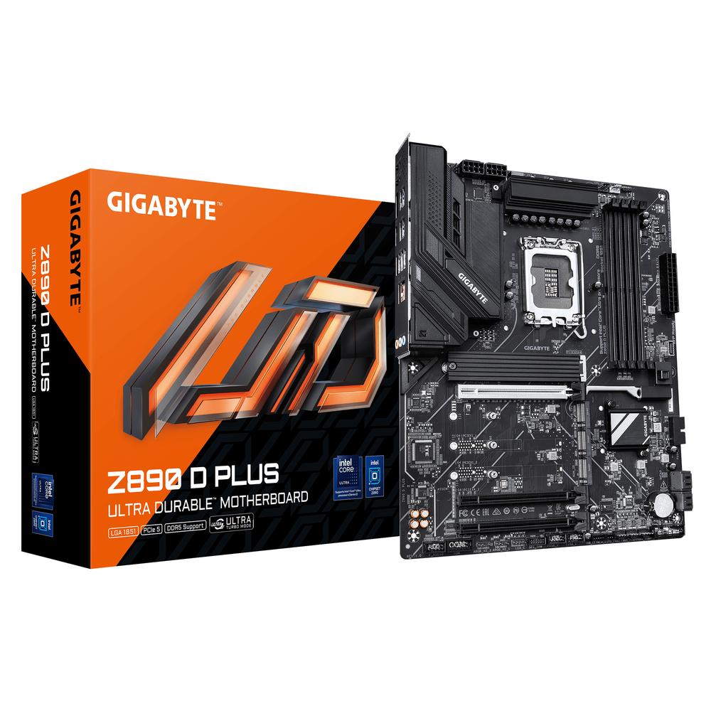 Gigabyte z890 d plus atx lga1851 - 4x ddr5 - 4x sata3