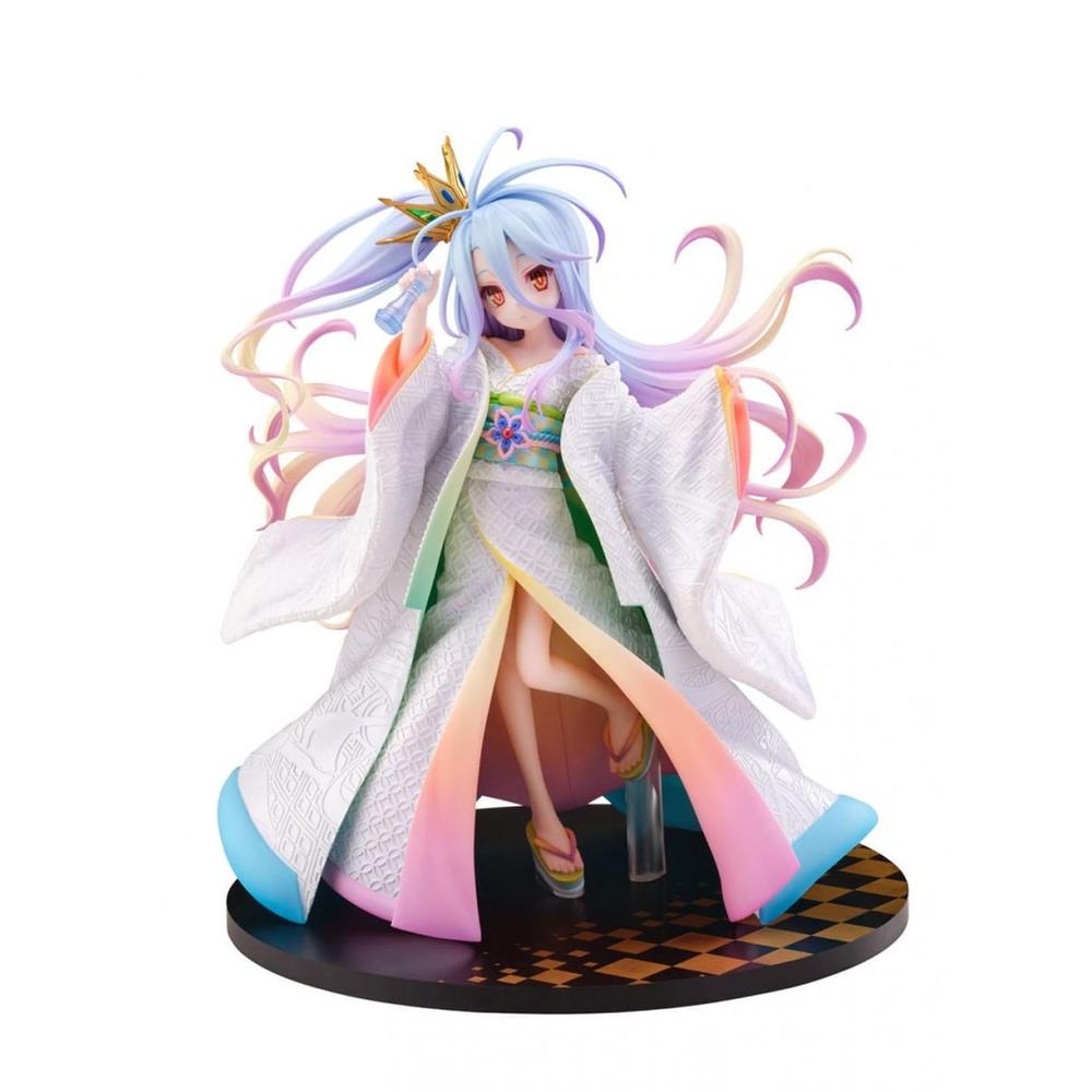 Good smile company no game no life 1 - 7 scale shiro shiromuku 22.5cm