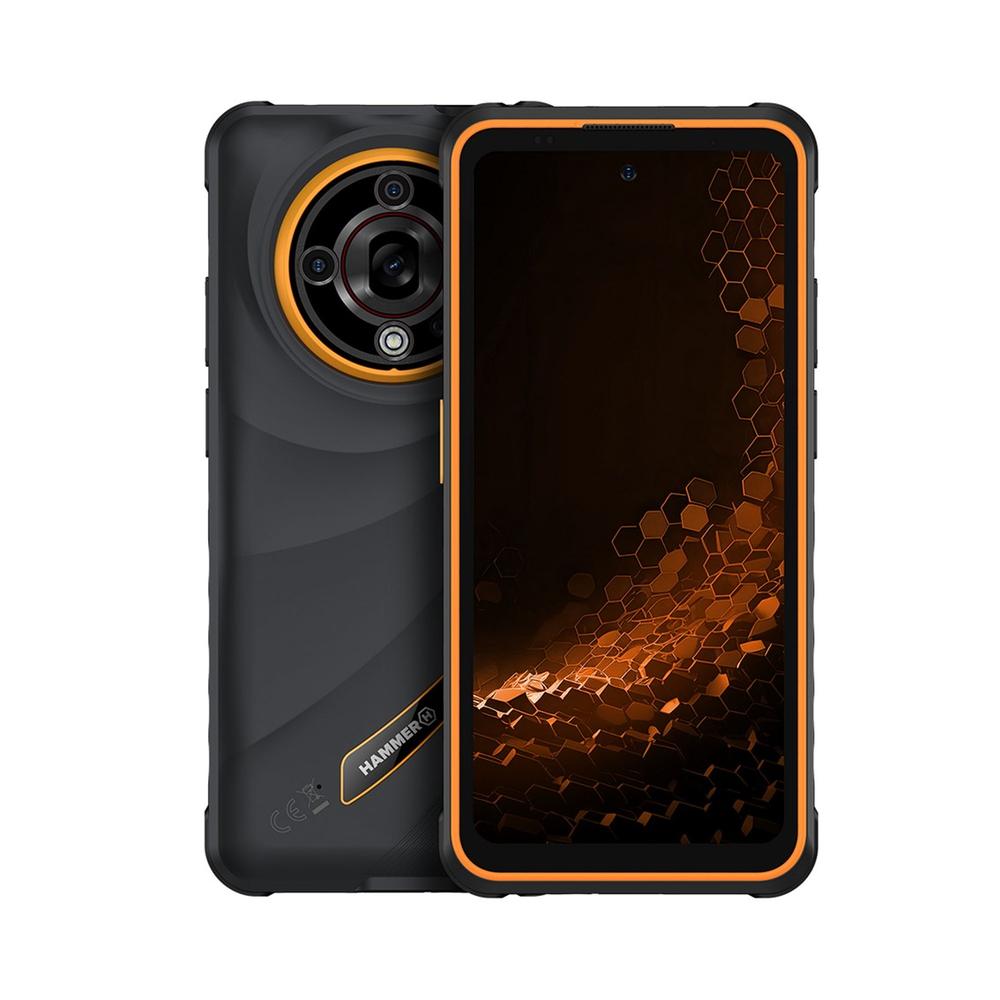 Hammer iron 6 5g 6 - 128gb negro - naranja