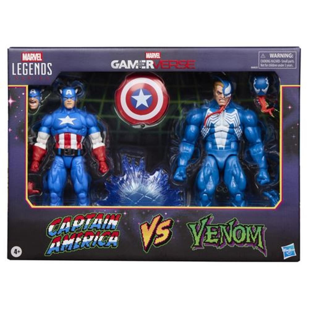 Hasbro marvel legends gamerverse captain america vs venom