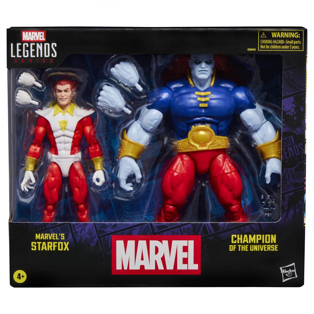 Hasbro marvel legends series marvel s starfox & champion of the universe