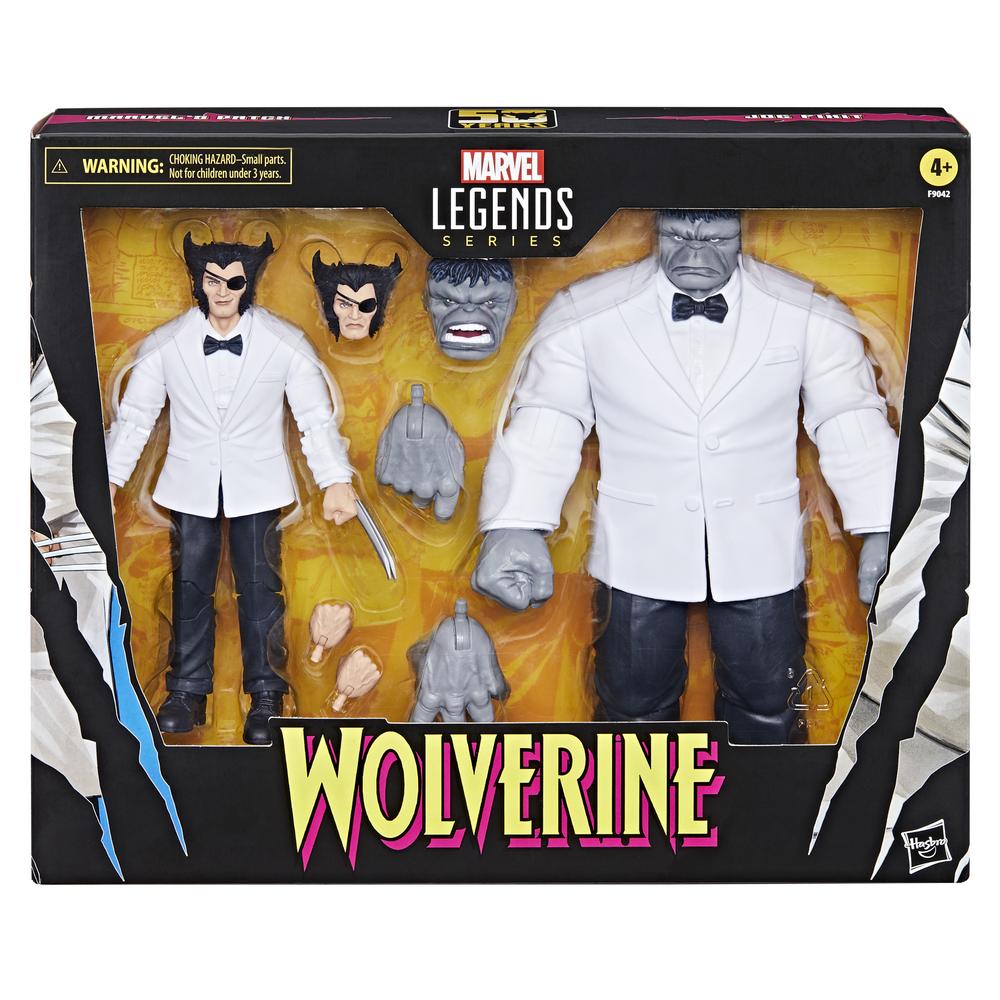 Hasbro marvel legends series wolverine path & hulk
