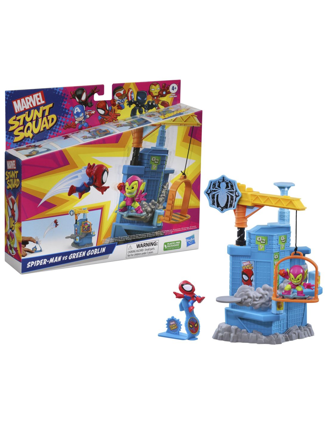 Hasbro marvel stunt squad crane smash