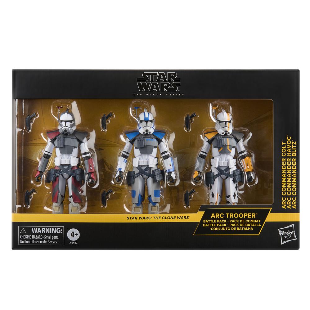Hasbro star wars the black series the clone wars arc commander colt. havoc & blitz