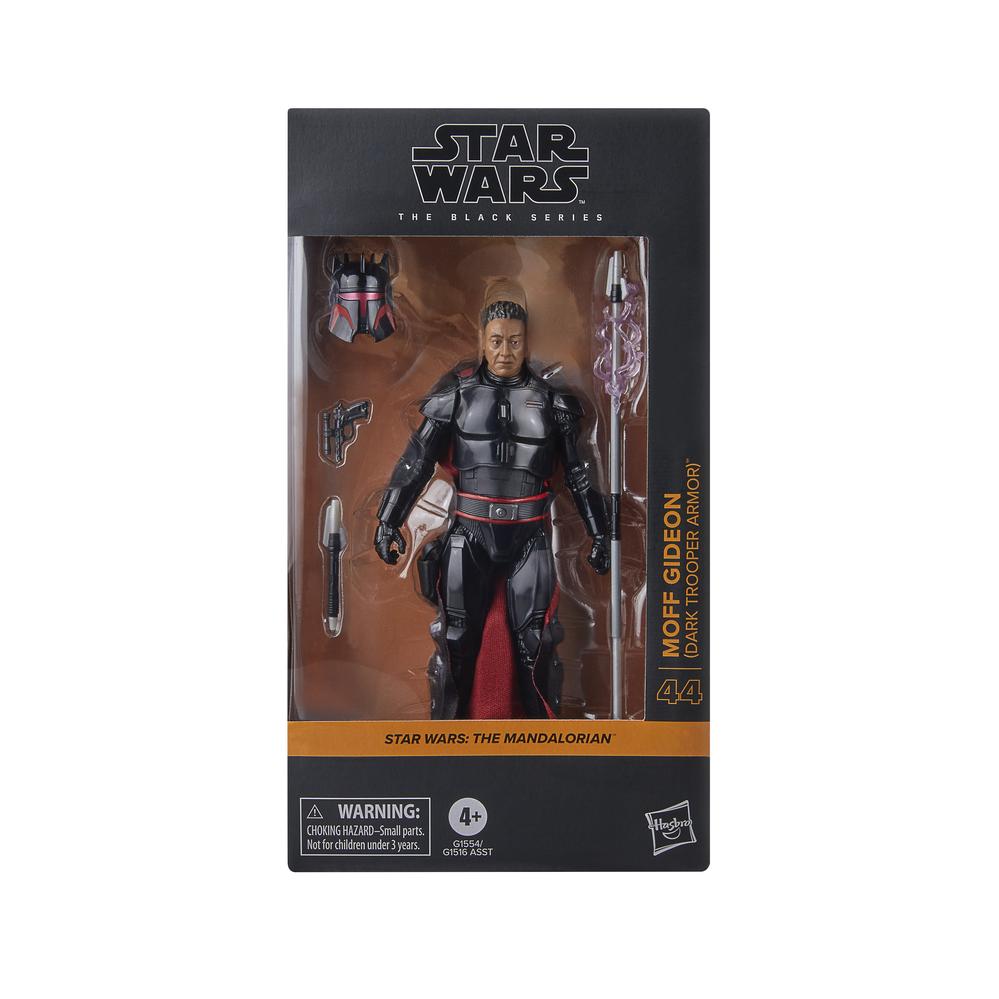 Hasbro star wars the mandalorian the black series moft gideon (dark trooper armor)