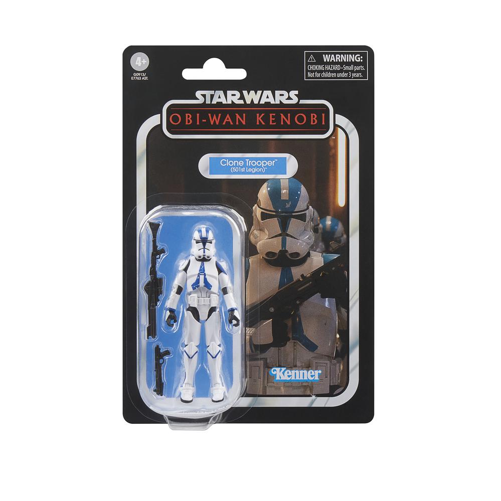 Hasbro star wars the vintage collection clone trooper (501st legion) 9.5cm
