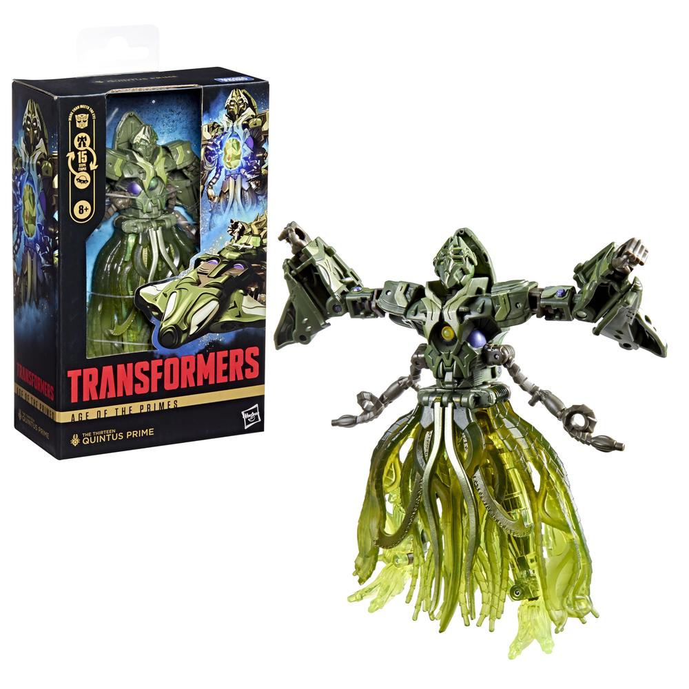 Hasbro transformers age of the primes the thirteen quintus prime
