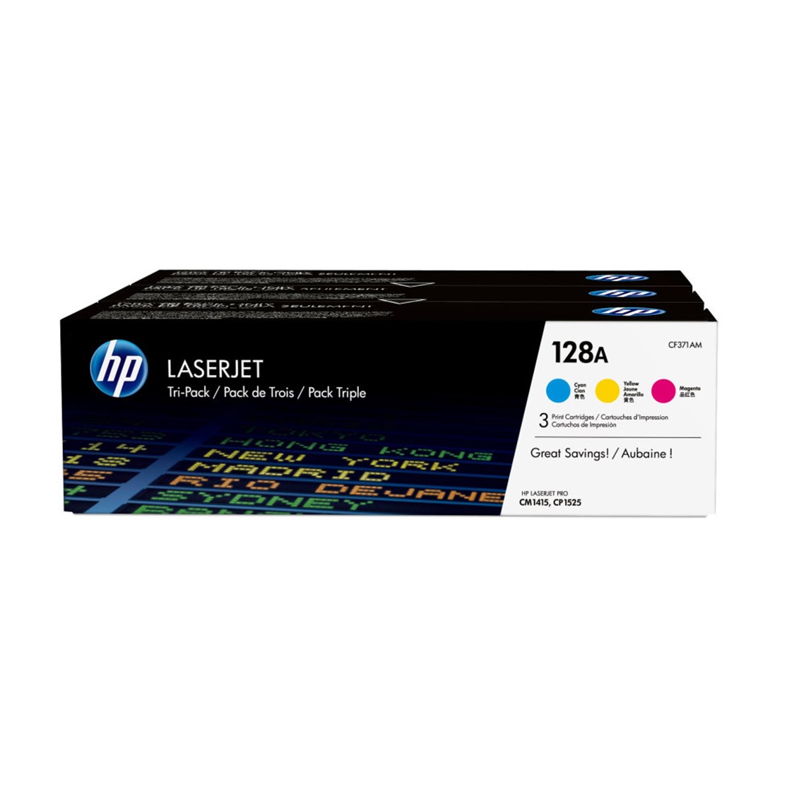 Hp 128a cian magenta amarillo