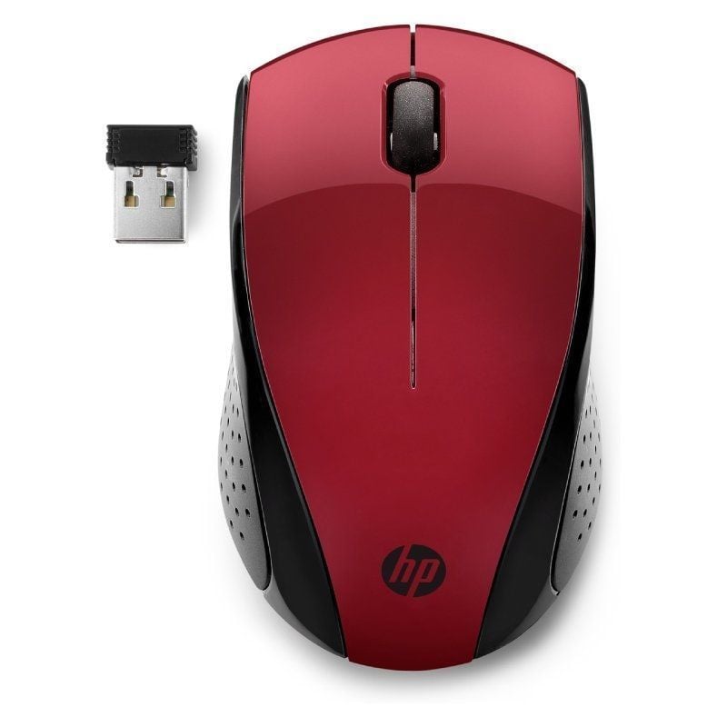 HP Ratón inalámbrico 220 (Rojo Ocaso)