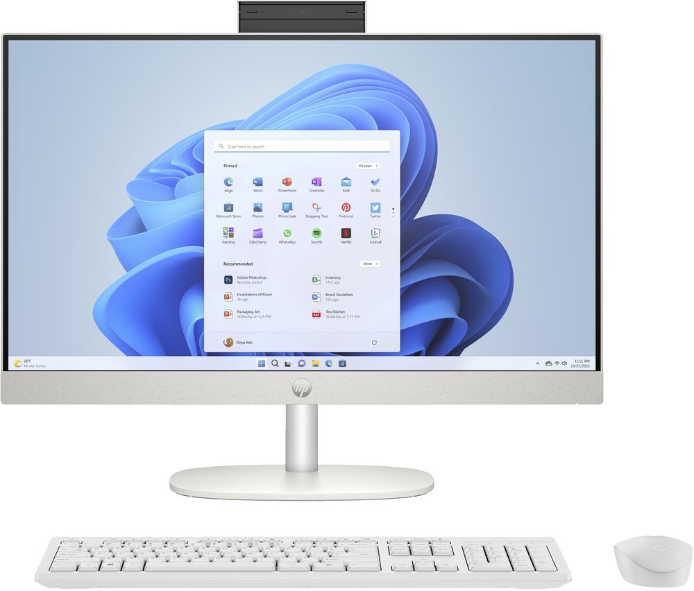 Hp 24 - cr0042ns 23.8 pulgadas i3 - 1315u - 8gb - ssd512gb - w11 - teclado y raton