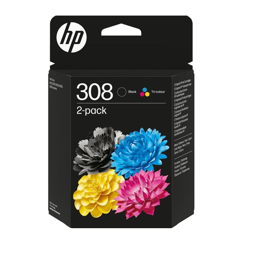 Hp 308 negra - tricolor