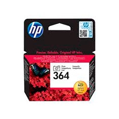 Hp 364 cb317ee photo negro 3ml b8550 - d5460 - c6380 - c5380