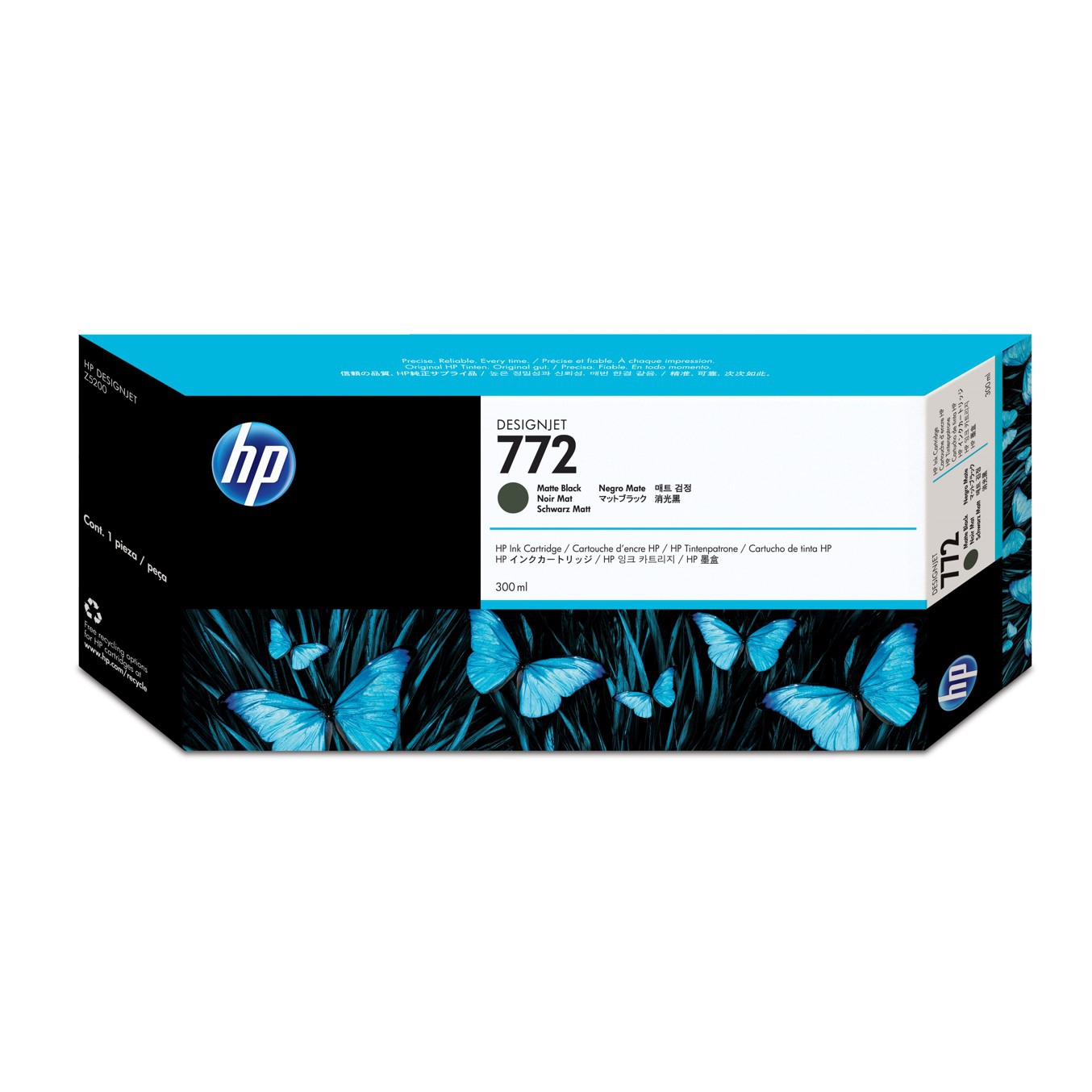 Hp 772 cn635a negro mate 300ml
