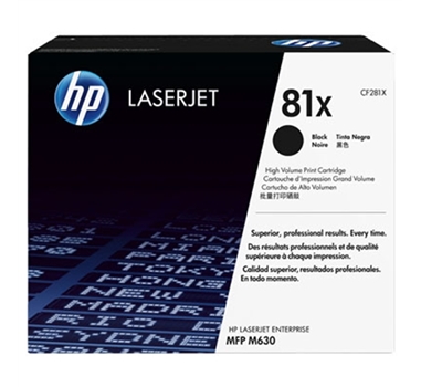 HP LaserJet M605 Toner Negro Alta 81X