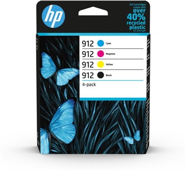 Hp 912 pack ahorro negro cian magenta amarillo