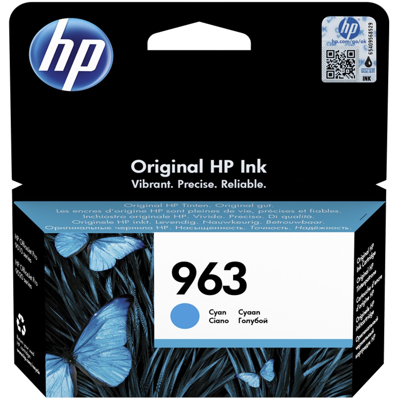 Hp 963 3ja23ae cian 10.74ml 700 paginas