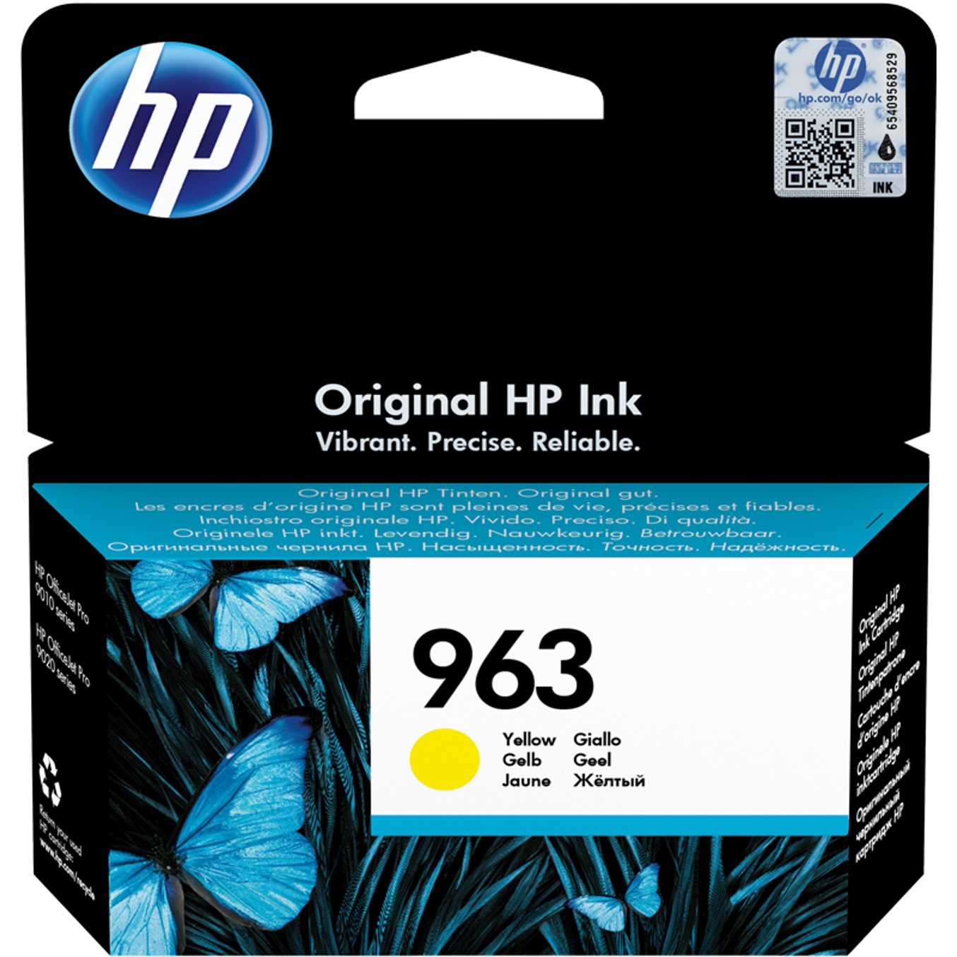 Hp 963 3ja25ae amarillo 10.74ml 700 paginas