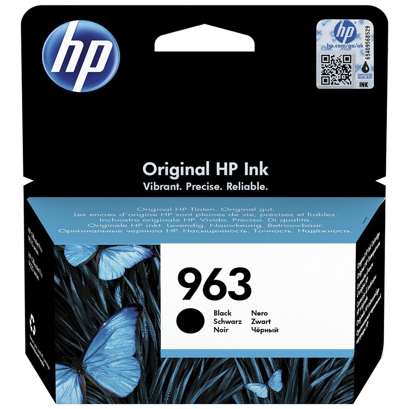 Hp 963 3ja26ae negro 24.09ml 1000 paginas