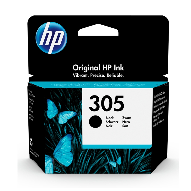 HP CARTUCHO NEGRO Nº305 - DESKJET 2300, 2700 SERIE, PLUS 4100, ENVY 6000, PRO 6400