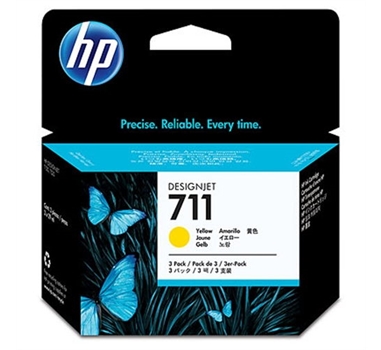 HP CARTUCHO GF AMARILLO Nº711 29ML PACK 3