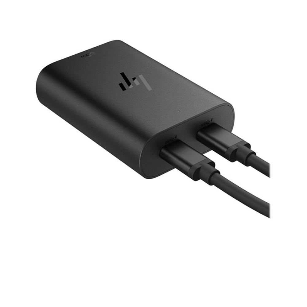Hp de portátil usb - c 65w dos puertos usb - c