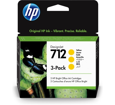 Hp 712 designjet t200 - t600 amarillo