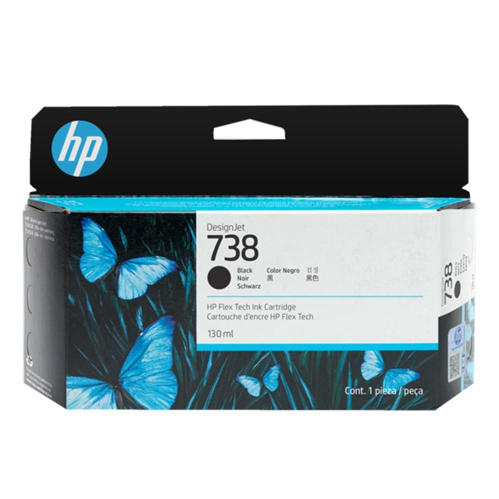 Hp designjet 738 negro 130ml